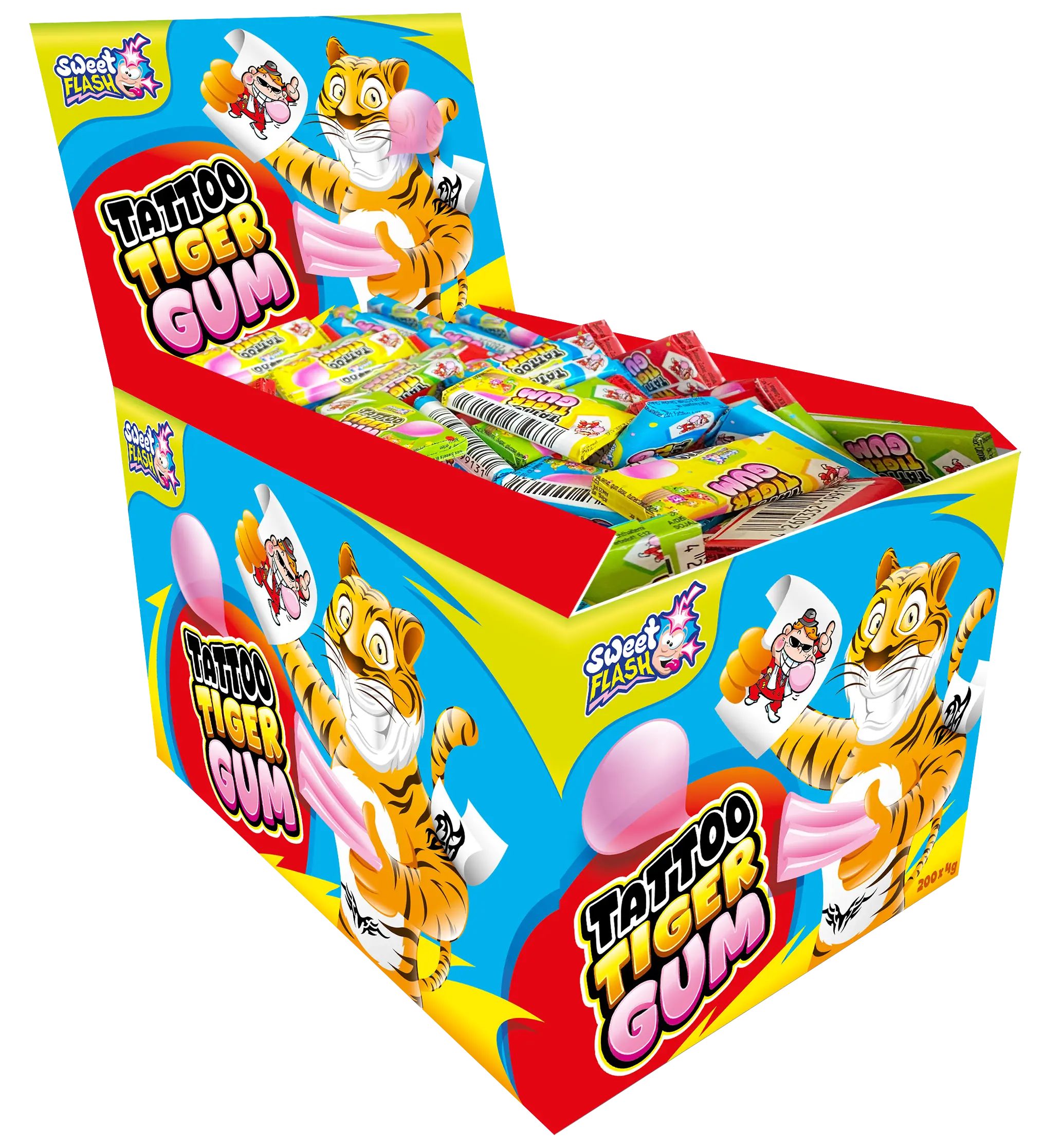 Tattoo Tiger Bubble Gum