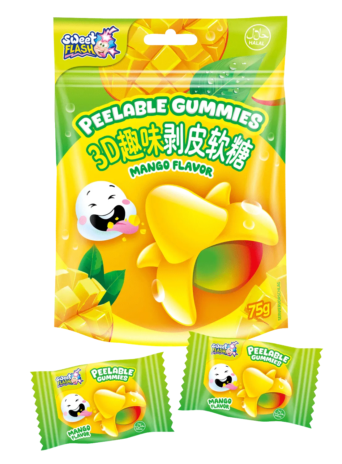Peelable Mango Gummies
