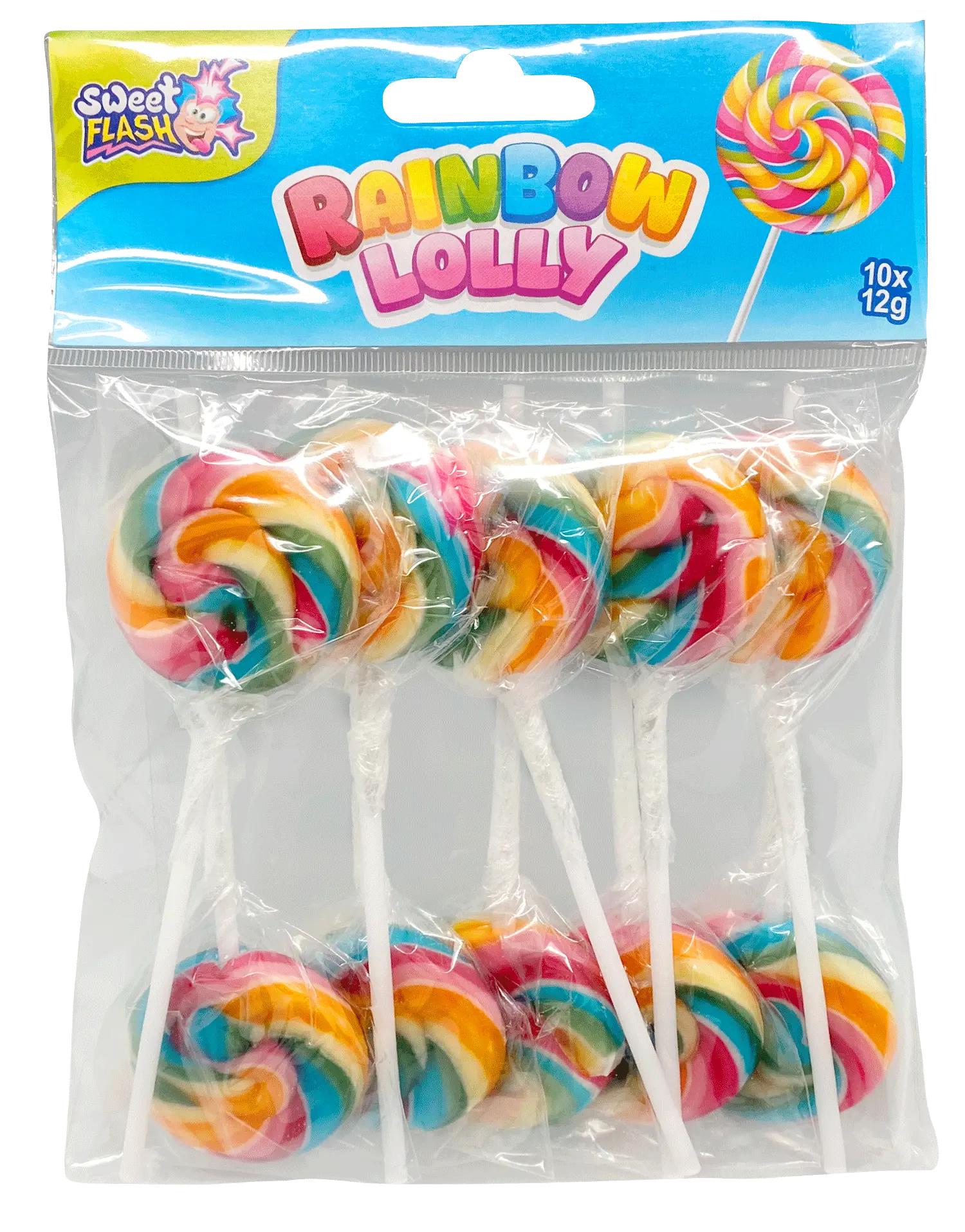 Rainbow Lolly Headerbag – piruleta espiral 120 g