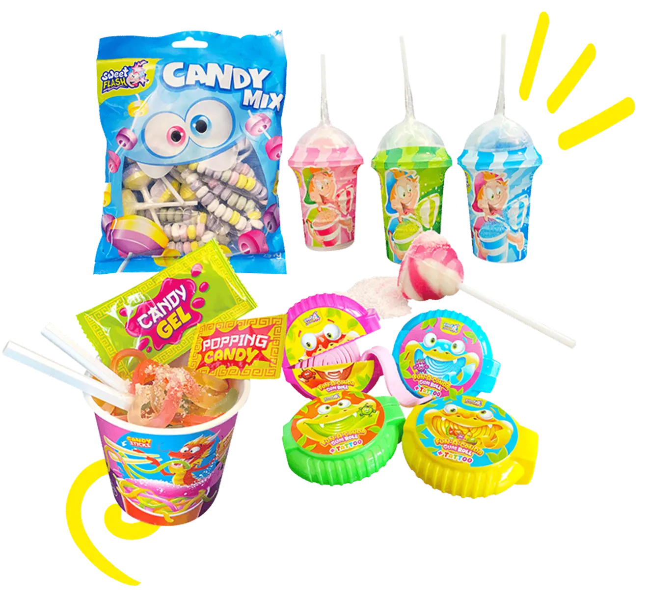 Varios productos Sweet Flash