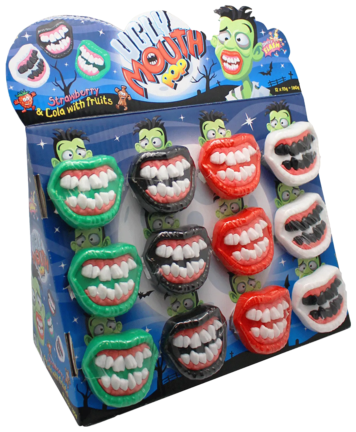 Ugly Mouth Pop – sucette bouche en plastique, 15 g