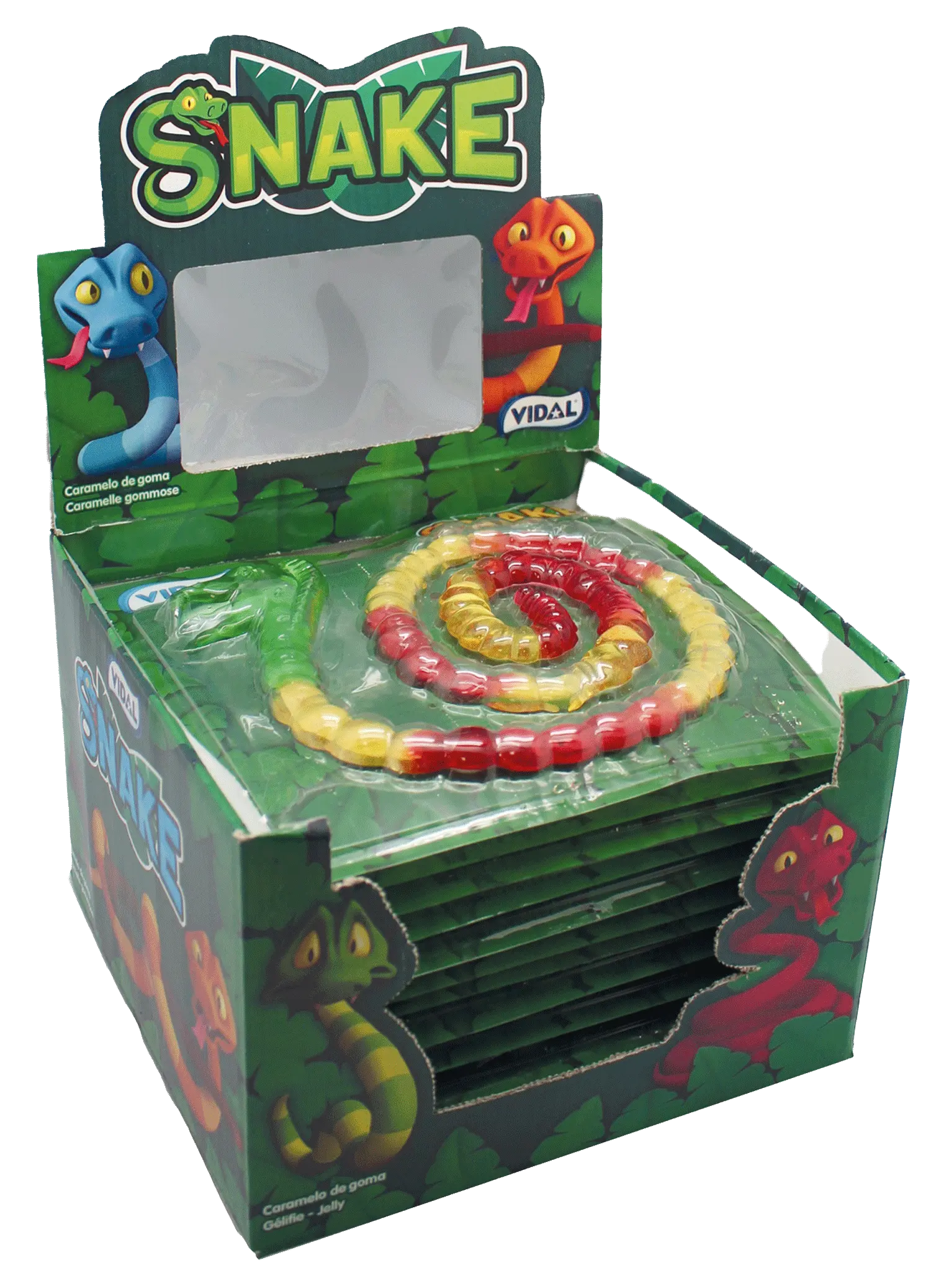 Vidal Snake: bonbons gélifiés serpent, 66 g