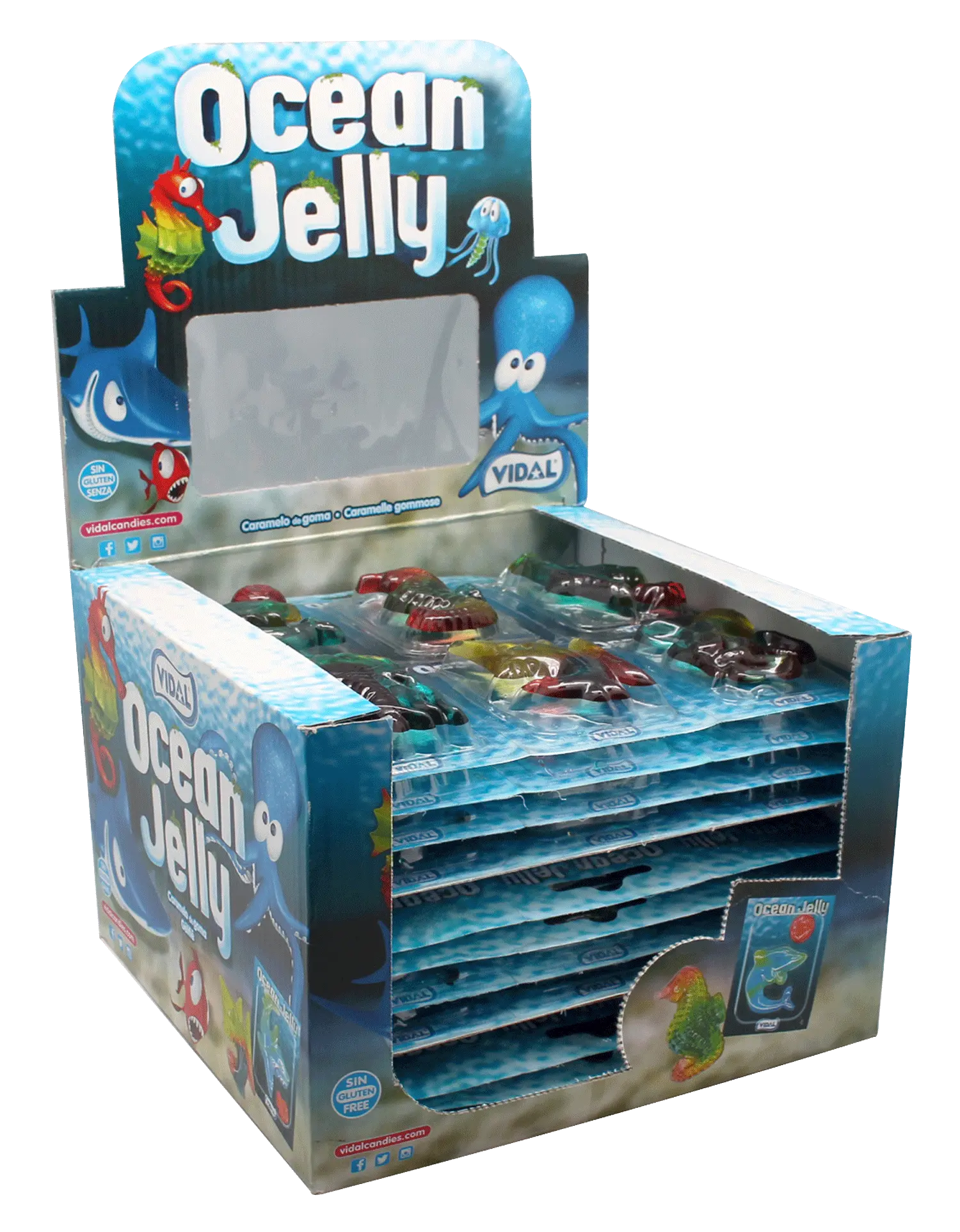 Vidal Ocean Jelly – bonbons marins gélifiés 66 g
