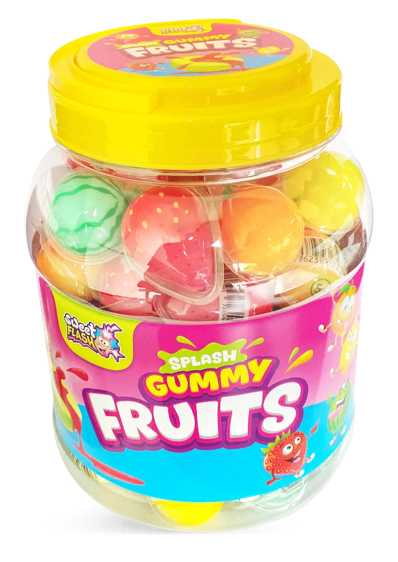 Splash Gummy Fruits, sachet 18 g – gummies fruités