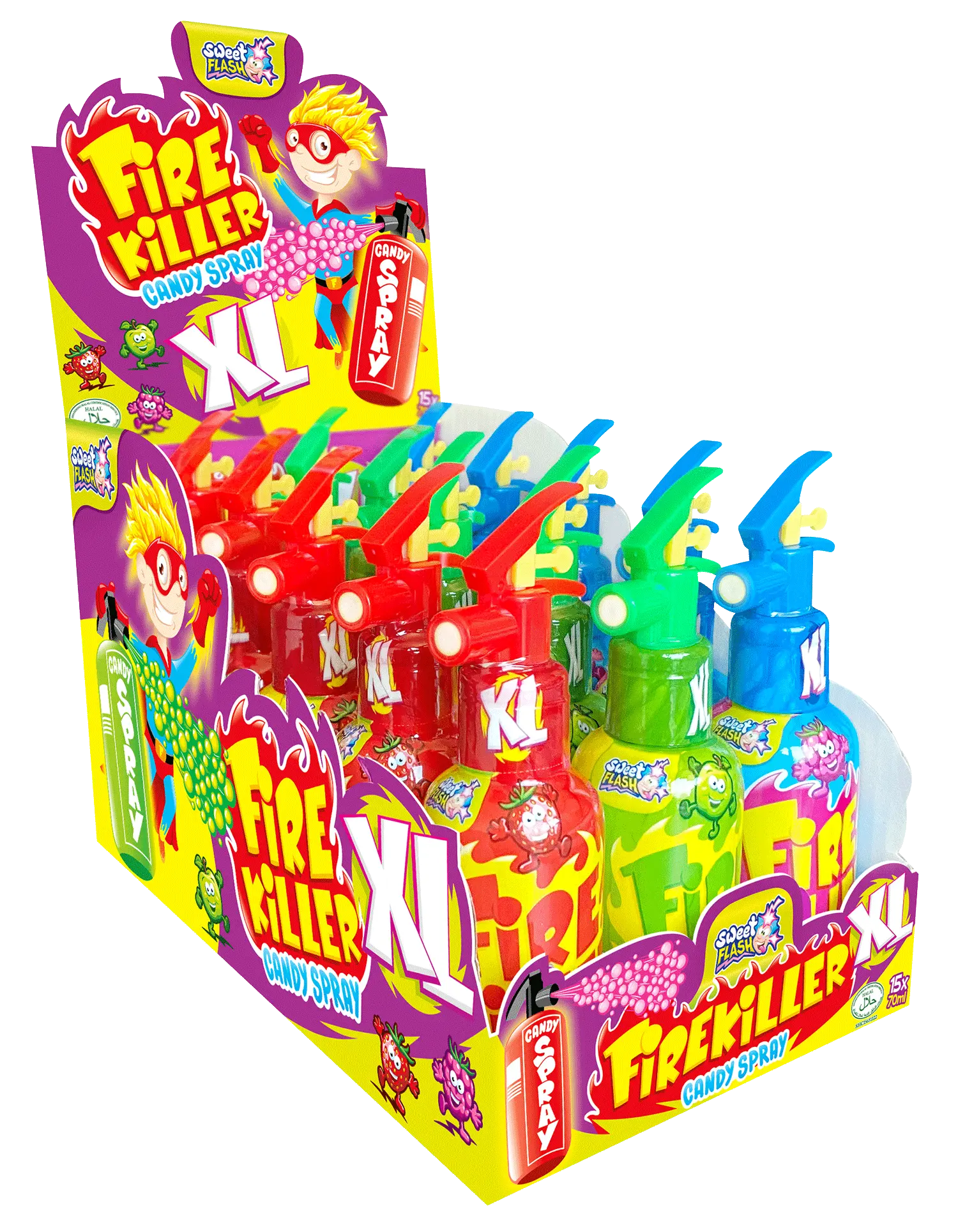 Fire Killer XL: caramella spray 70 ml, halal