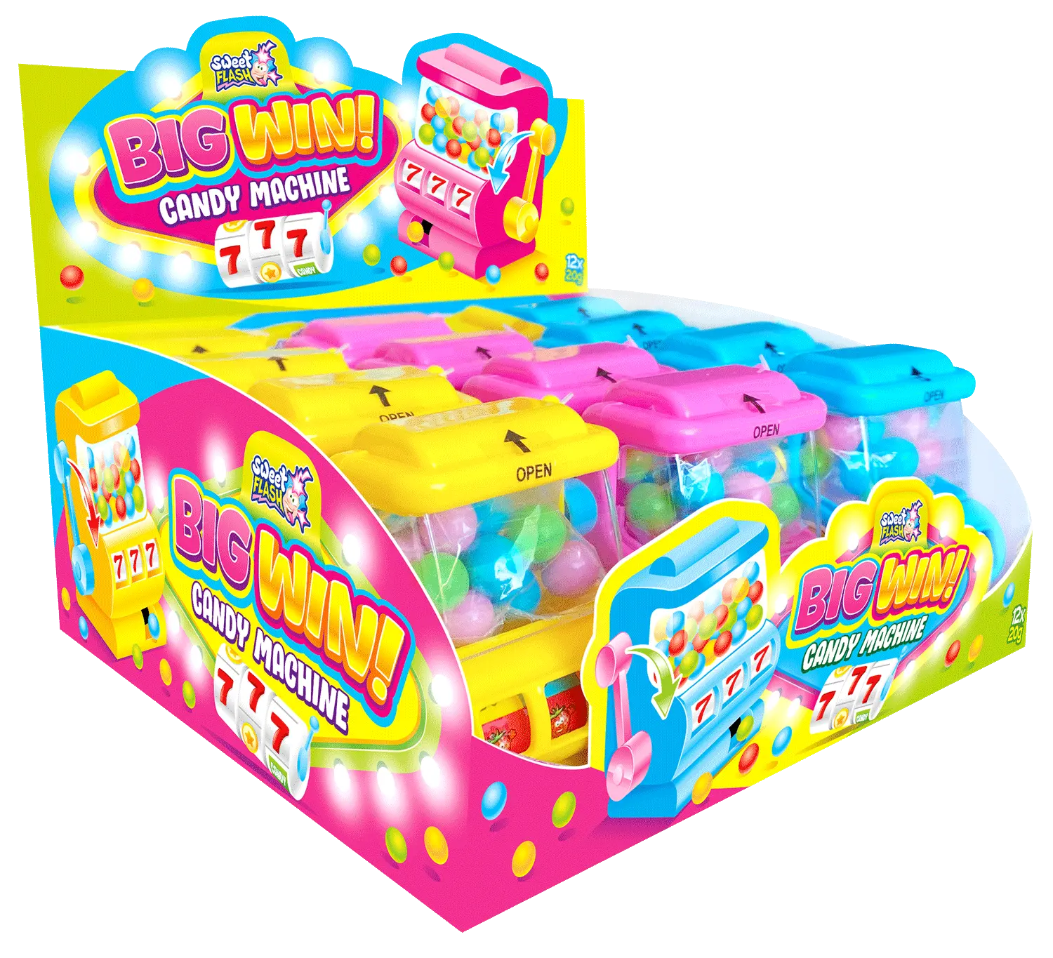 Big Win Candy Machine: mini distributore di caramelle