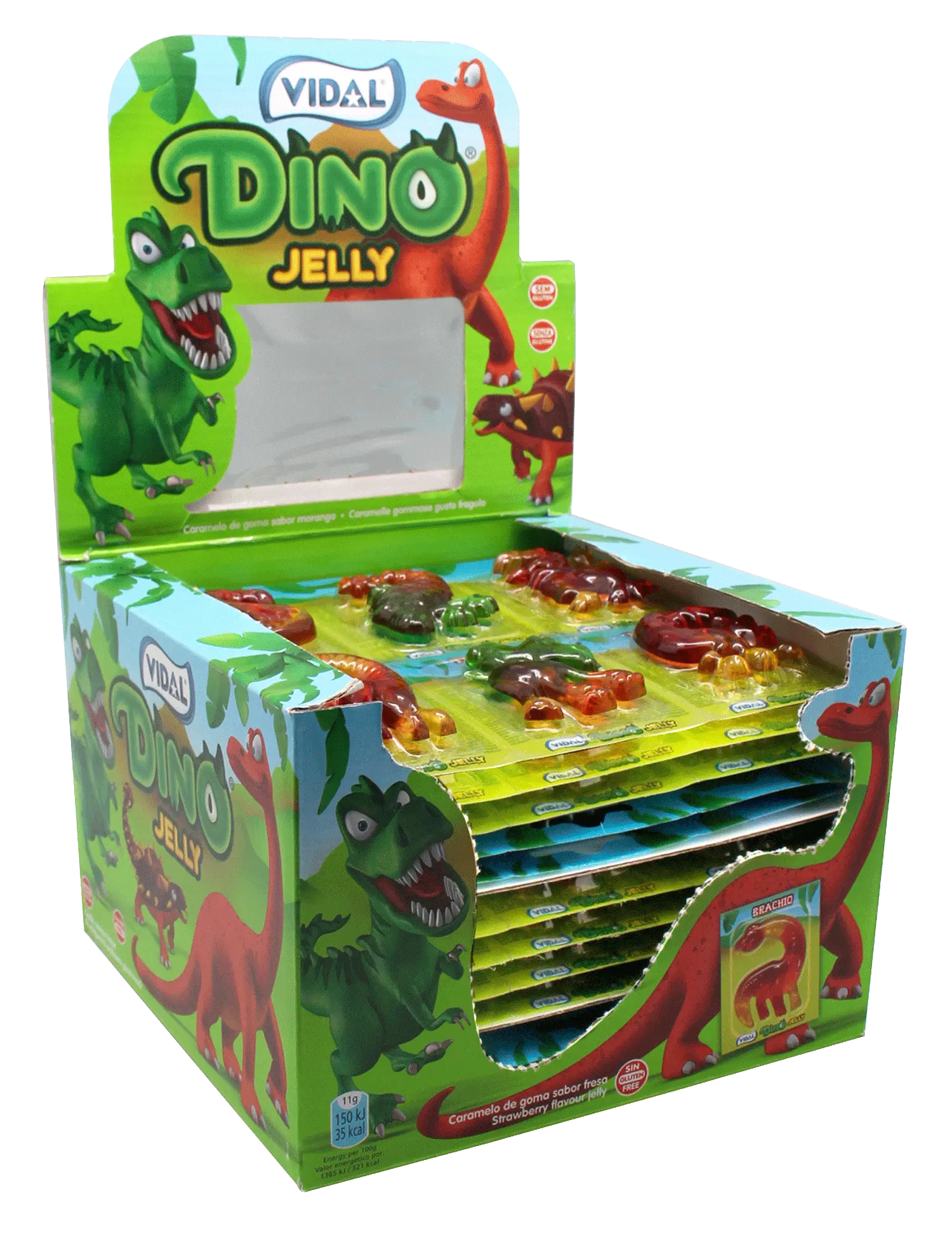 Vidal Dino Jelly: caramelle gommose dino, 66 g