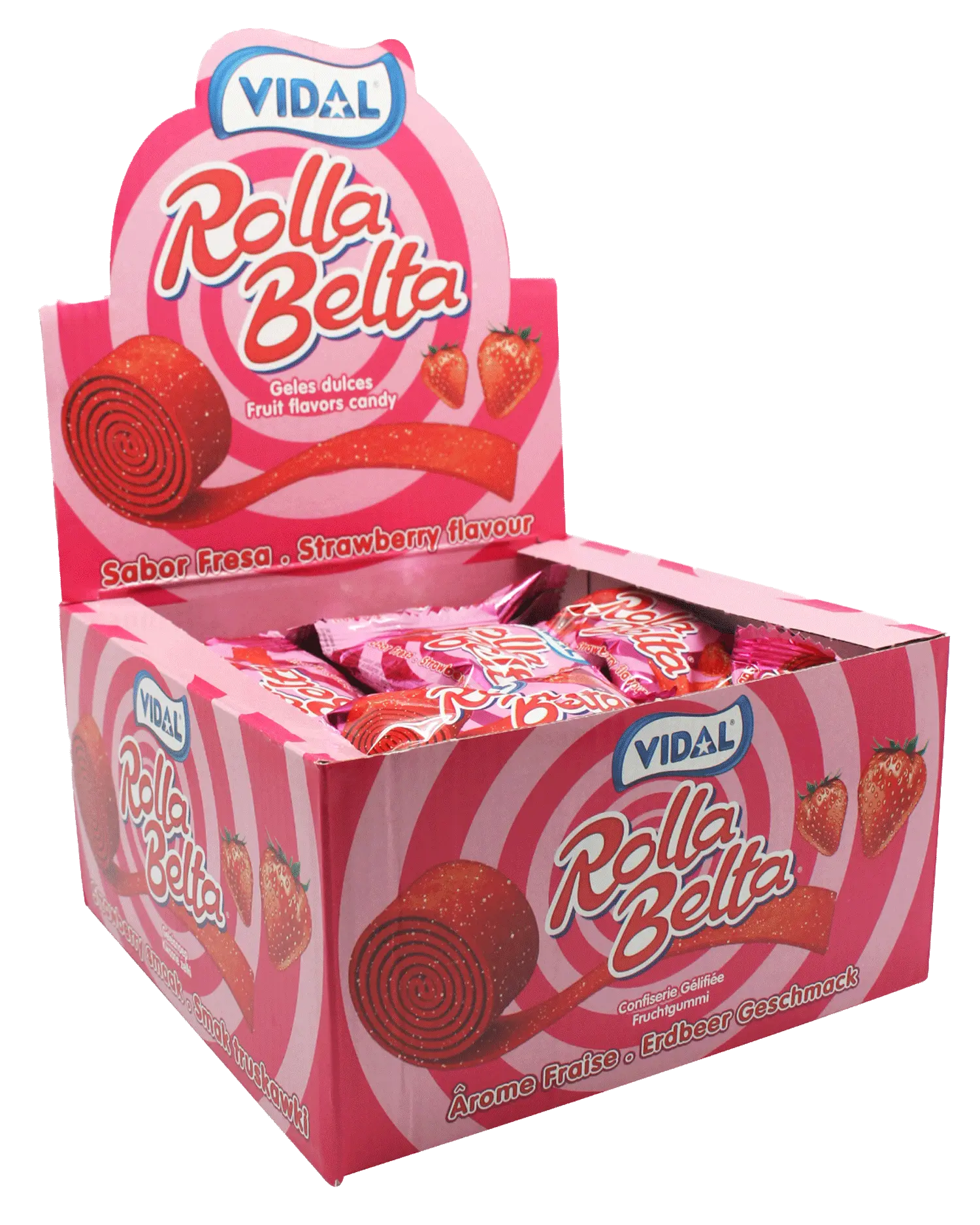 Vidal Rolla Belta Erdbeere, rotella fragola 20 g